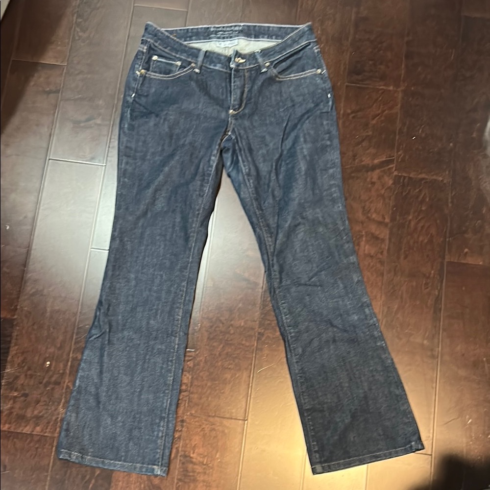 Banana Republic Flare Blue Jeans with Wide Leg